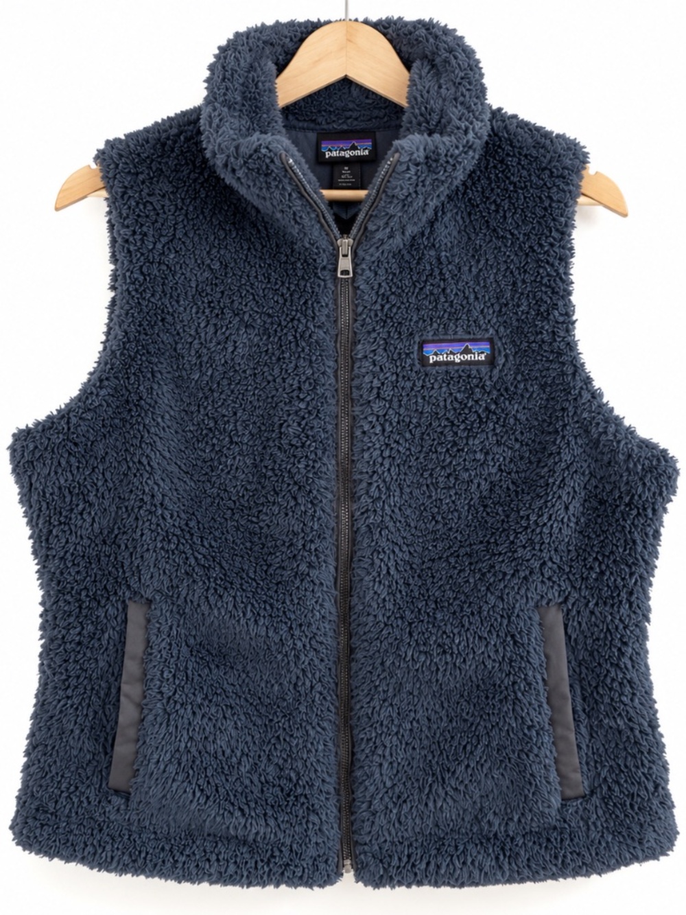 Patagonia Blue Fleece Sherpa Vest Medium